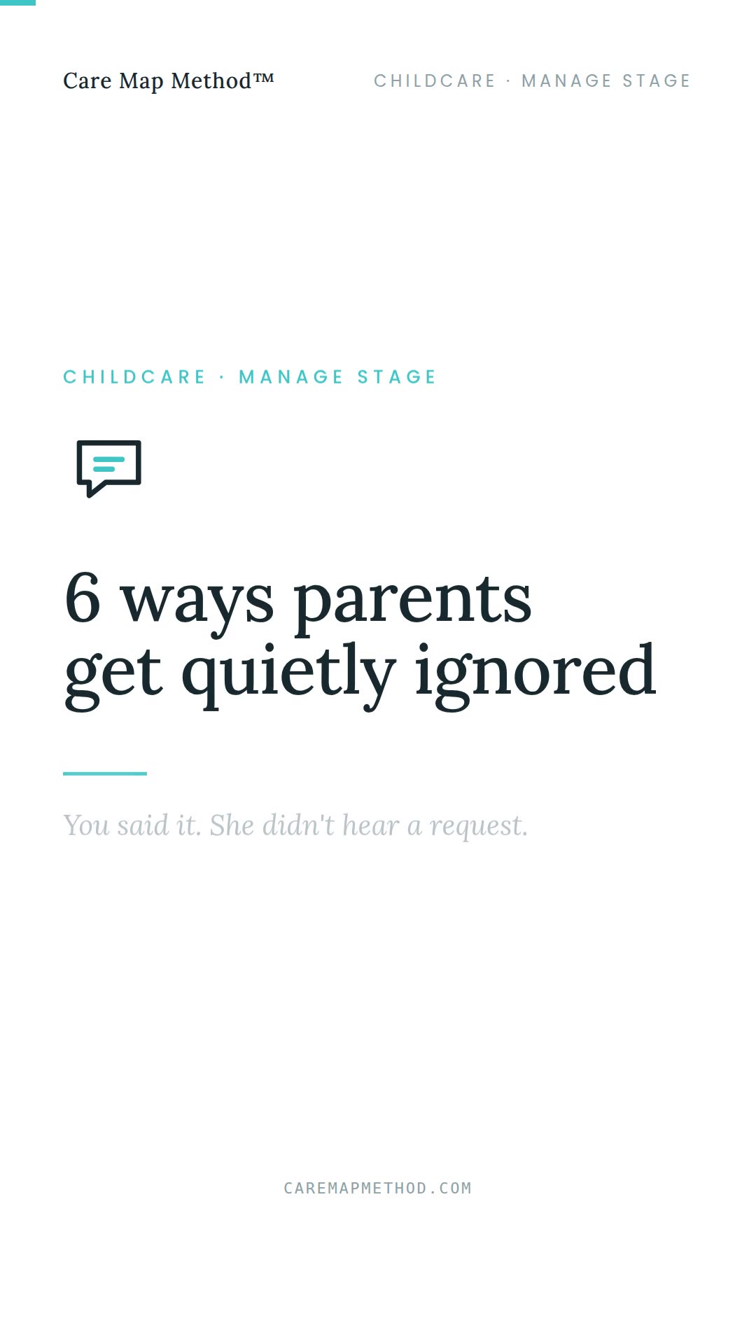 Nanny Speak: 6 Ways Parents Get Quietly Ignored